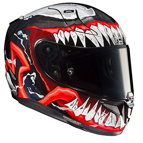 HJC R-PHA-11 Helmet, Hombre, Black/Red, L