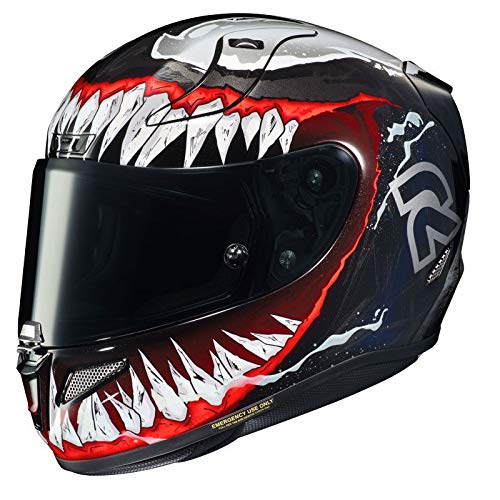 HJC R-PHA-11 Helmet, Hombre, Negro/Rojo, S