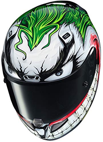 HJC R-PHA-11 Helmet, Unisex-Adult, White/Green, M