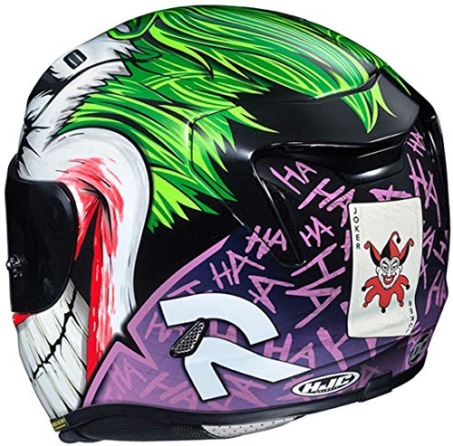HJC R-PHA-11 Helmet, Unisex-Adult, White/Green, M