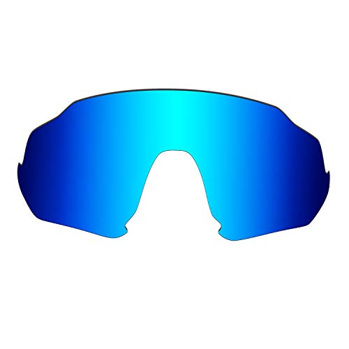 HKUCO Lentes de repuesto para Oakley Flight Jacket Gafas de sol Azul Polarizado