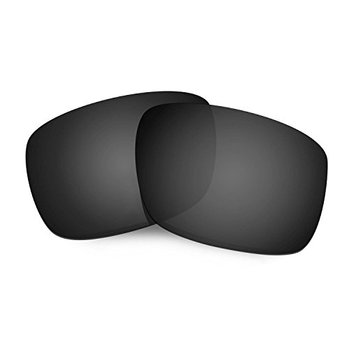 HKUCO Reforzarse Lentes de repuesto para Oakley Drop Point Gafas de sol Negro Polarizado