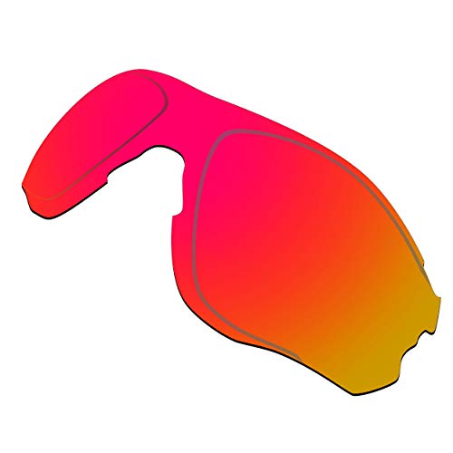 HKUCO Reforzarse Lentes de repuesto para Oakley EVZero OO9308 Gafas de sol Rojo TAC Polarizado