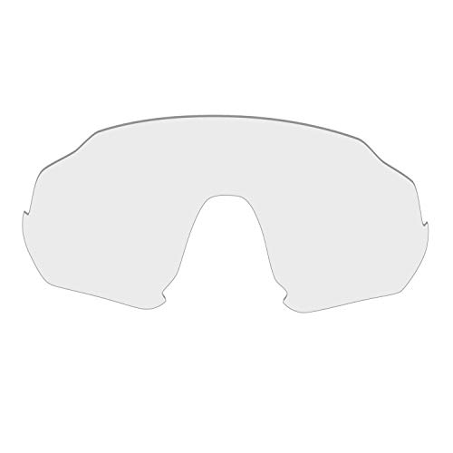 HKUCO Reforzarse Lentes de repuesto para Oakley Flight Jacket Gafas de sol TransparentePolarizado