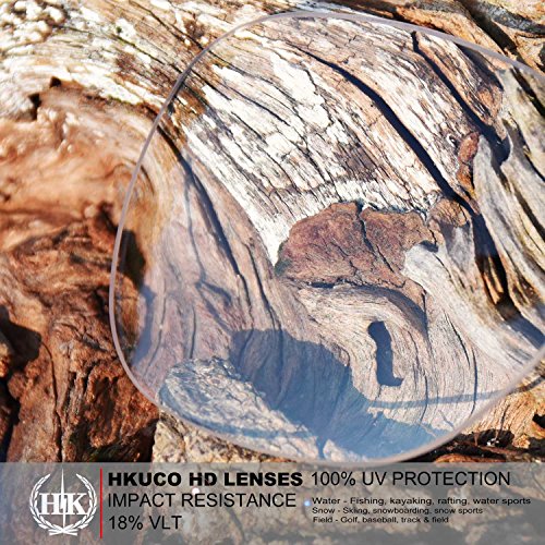 HKUCO Replacement Lenses For Oakley Half Jacket XLJ Sunglasses Transparent Polarized