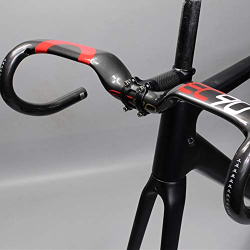 HKYMBM Manillar Carbono Carretera, De Alta Resistencia De La Fibra De Carbono Plegado De Carretera Manillar Los 31.8MM Ultraligero De Ciclo De Bent Bar Drop Bars 400MM / 420MM / 440MM,420mm