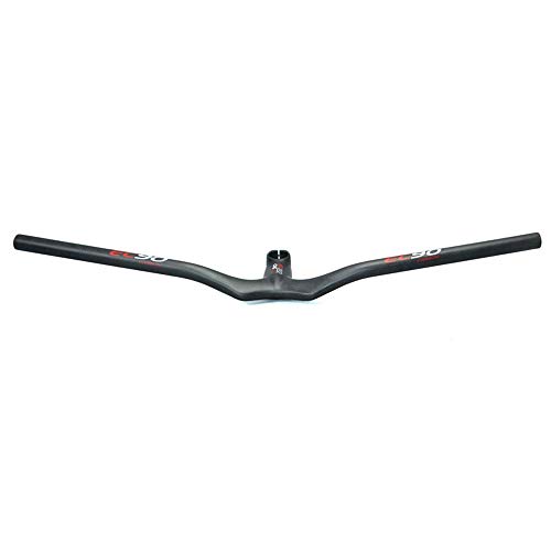 HKYMBM Manillar MTB de Carbono, Fibra de Carbono 3K Completa Bicicletas Integrado de Las Montañas de la manija Recta Columna para Bicicleta de montaña - 28,6 mm de diámetro,100 * 700