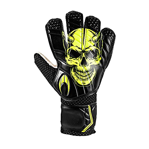 Ho Soccer Icon Flat Darkside Guantes de Portero, Unisex Niño, Negro, 4,5