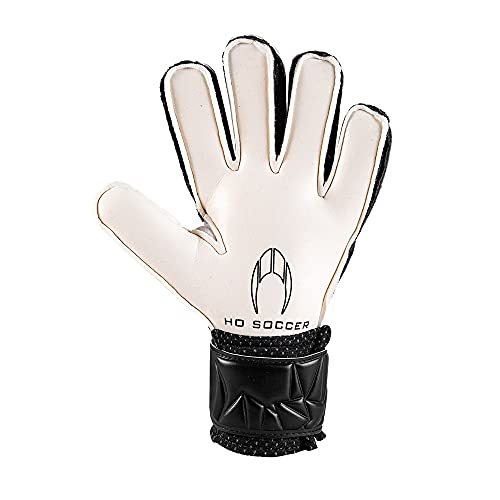 Ho Soccer Icon Flat Darkside Guantes de Portero, Unisex Niño, Negro, 4,5