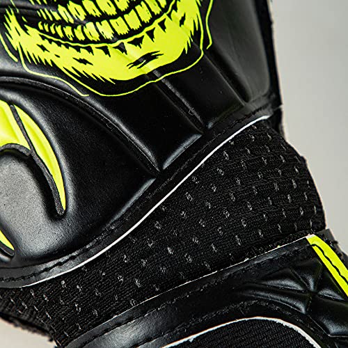 Ho Soccer Icon Flat Darkside Guantes de Portero, Unisex Niño, Negro, 4,5