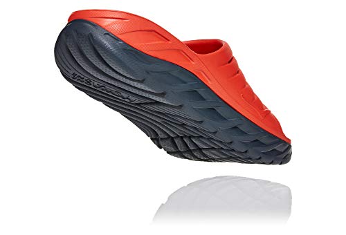 HOKA 1099673 FORB M ORA Recovery Slide Sandalias para Hombre, Rojo/Negro, EU 41 1/3