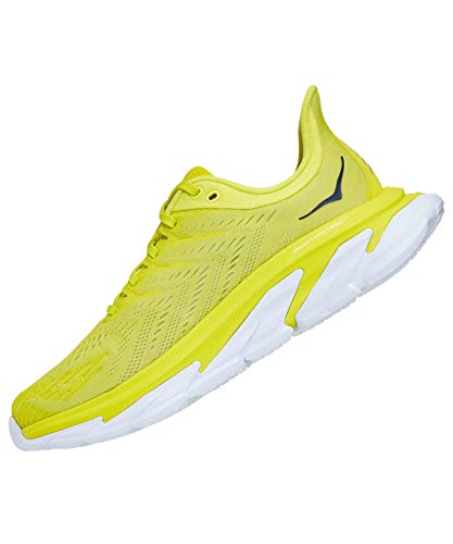 HOKA 1110510 CSWH Clifton Edge, Zapatillas de Running sobre Asfalto para Hombre, Amarillo/Blanco, EU 42