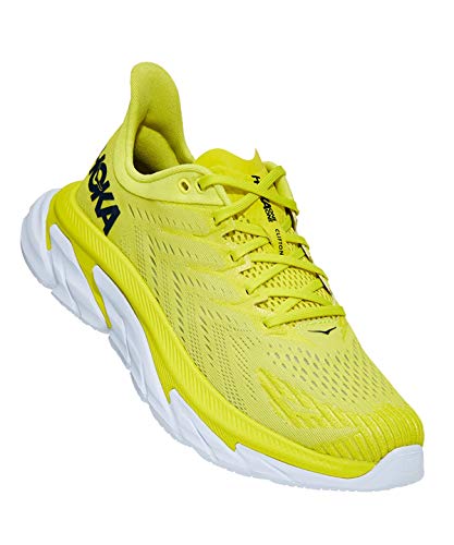 HOKA 1110510 CSWH Clifton Edge, Zapatillas de Running sobre Asfalto para Hombre, Amarillo/Blanco, EU 42