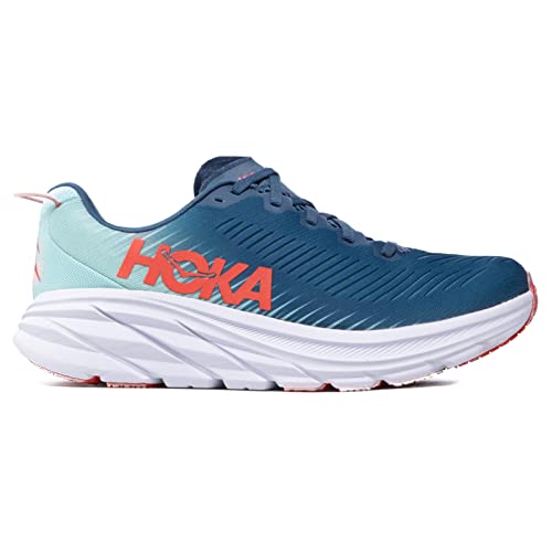 HOKA 1119395 M Rincon 3, Zapatillas de Running para Hombre, Azul (Real Teal/Eggshell Blue), EU 41 1/3