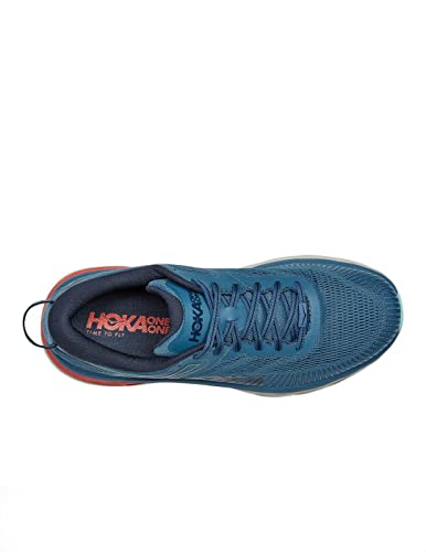 Hoka Bondi 7, Zapatillas de Running por Hombre, Azul (RealTeal/Outerspace RTOS), 45 1/3 EU