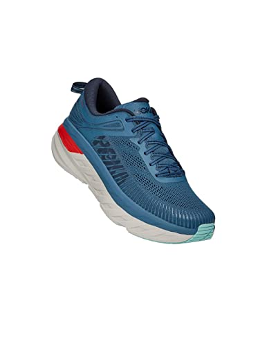 Hoka Bondi 7, Zapatillas de Running por Hombre, Azul (RealTeal/Outerspace RTOS), 45 1/3 EU