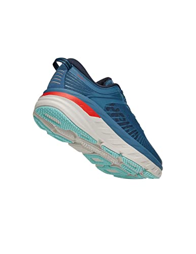 Hoka Bondi 7, Zapatillas de Running por Hombre, Azul (RealTeal/Outerspace RTOS), 45 1/3 EU