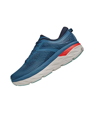 Hoka Bondi 7, Zapatillas de Running por Hombre, Azul (RealTeal/Outerspace RTOS), 45 1/3 EU