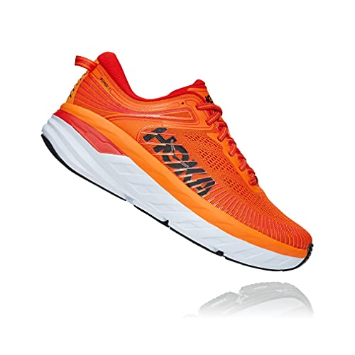 Hoka Bondi 7, Zapatillas de Running por Hombre, Naranja (PersimmonOrange/Fiesta POFS), 40 EU