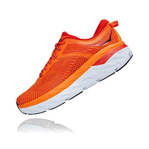 Hoka Bondi 7, Zapatillas de Running por Hombre, Naranja (PersimmonOrange/Fiesta POFS), 40 EU