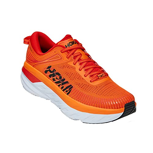 Hoka Bondi 7, Zapatillas de Running por Hombre, Naranja (PersimmonOrange/Fiesta POFS), 40 EU
