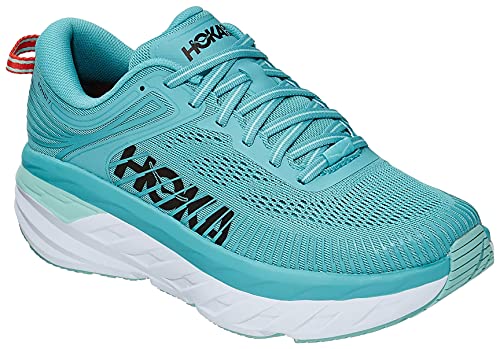 Hoka Bondi 7, Zapatillas de Running por Mujer, Azul (Aquarelle/EggshellBlue AEBL), 42 EU