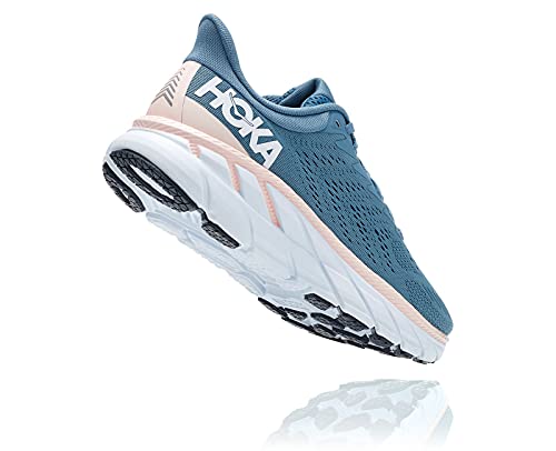 HOKA Clifton 7 - Zapatillas de correr para mujer, Provincial Blue Fiesta, 38 EU