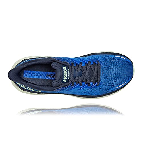 Hoka Clifton 8 - Zapatillas de correr para hombre, Dazzling Blue Outer Space, 45 1/3 EU