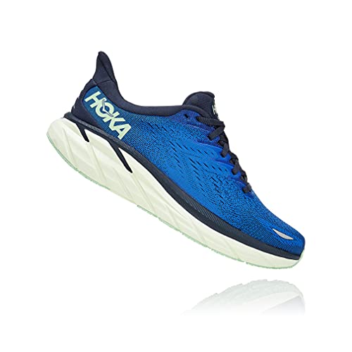 Hoka Clifton 8 - Zapatillas de correr para hombre, Dazzling Blue Outer Space, 45 1/3 EU