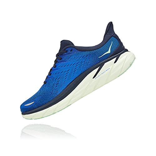 Hoka Clifton 8 - Zapatillas de correr para hombre, Dazzling Blue Outer Space, 45 1/3 EU