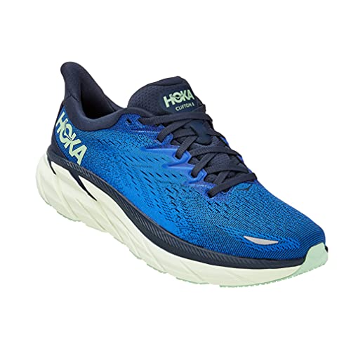 Hoka Clifton 8 - Zapatillas de correr para hombre, Dazzling Blue Outer Space, 45 1/3 EU