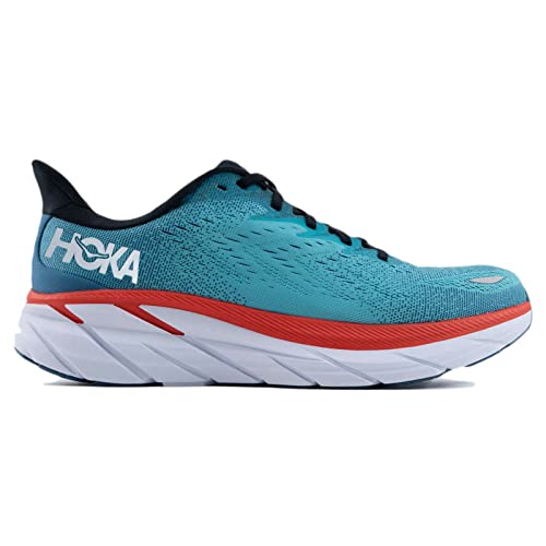 Hoka Clifton 8, Zapatillas de Running por Hombre, Azul (RealTeal/Aquarelle RTAR), 41 1/3 EU