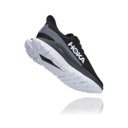 HOKA Mach 4 - Zapatillas de running para mujer, negro gris blanco, 40 EU