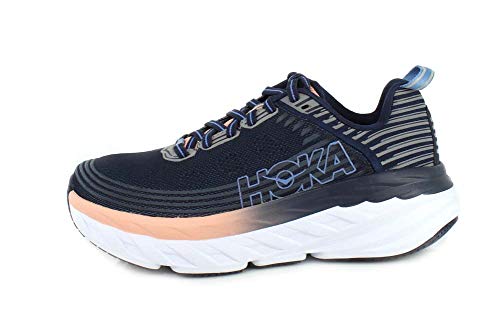 Hoka One One Bondi 6 Womens - Mood Indigo Dusty Pink - 4.5 UK