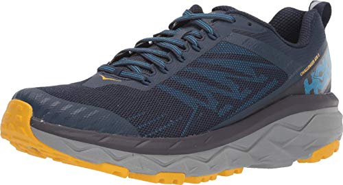 HOKA ONE One Challenger ATR 5 Deportivas Hombres Azul/Oro - 41 1/3 - Running/Trail