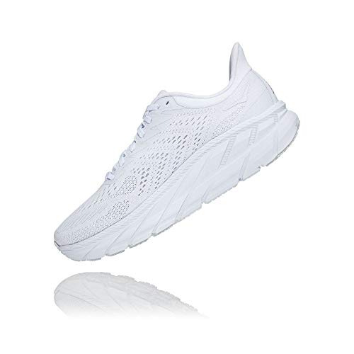 Hoka One One Clifton 7 Mens - White White - 8.5 UK