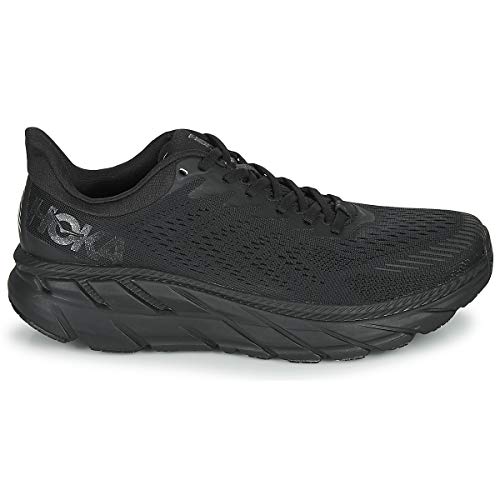 Hoka One One Clifton 7 Zapatillas Moda Hombres Negro - 47 1/3 - Zapatillas Bajas