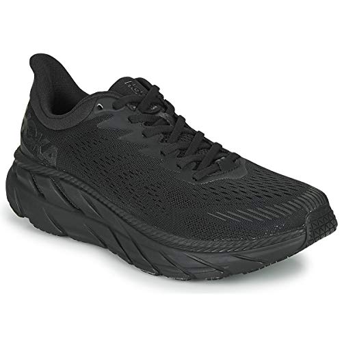 Hoka One One Clifton 7 Zapatillas Moda Hombres Negro - 47 1/3 - Zapatillas Bajas