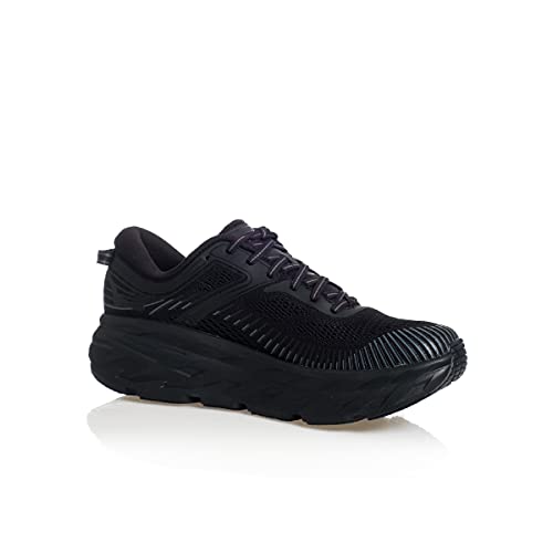 Hoka One One Hombre Bondi 7 Textile Synthetic Black Entrenadores 41 1/3 EU