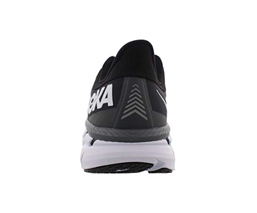 Hoka One One Hombre Clifton 7 Textile Synthetic Black White Entrenadores 41 1/3 EU