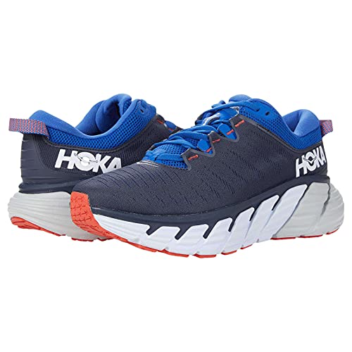 Hoka One One Hombre Gaviota 3 Textile Black Iris Turkish Sea Entrenadores 44 2/3 EU