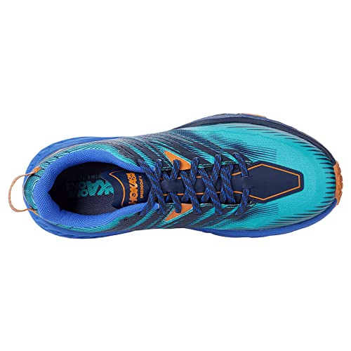 Hoka One One Hombre Speedgoat 4 Textile Synthetic Atlantis Dazzling Blue Entrenadores 41 1/3 EU