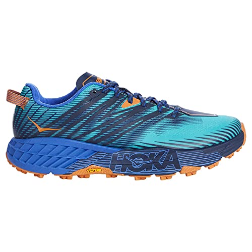 Hoka One One Hombre Speedgoat 4 Textile Synthetic Atlantis Dazzling Blue Entrenadores 41 1/3 EU