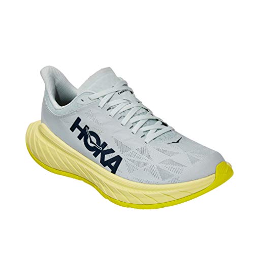 Hoka One One Men Carbon X 8 Blue Flower/Luminary Green, color Verde, talla 44 2/3 EU