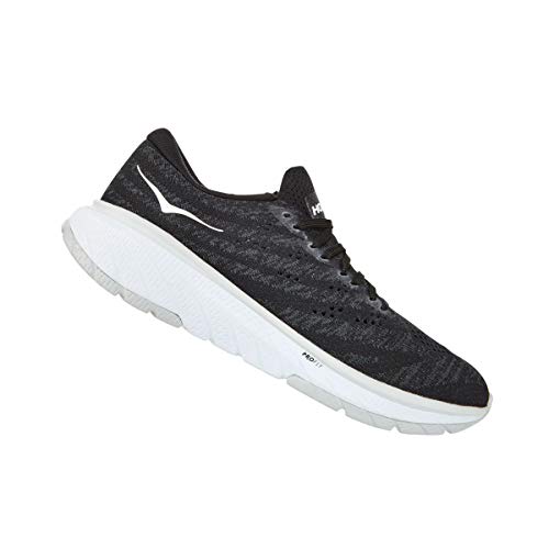 HOKA ONE ONE Men's Cavu 3 (Black/White, Numeric_13)