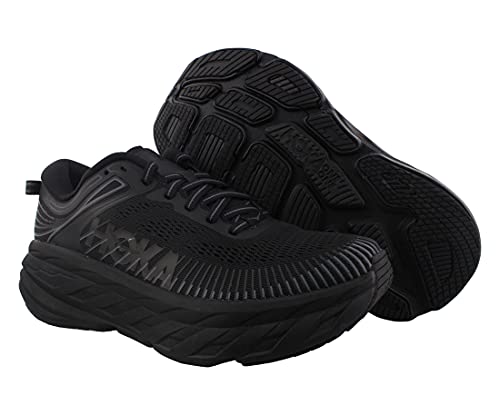 Hoka One One Mujer Bondi 7 Textile Synthetic Black Entrenadores 37 1/3 EU