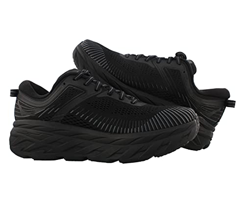 Hoka One One Mujer Bondi 7 Textile Synthetic Black Entrenadores 39 1/3 EU