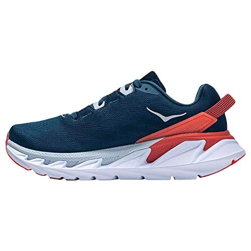 Hoka One One Mujer Elevon 2 Textile Moroccan Blue Hot Coral Entrenadores 40 2/3 EU