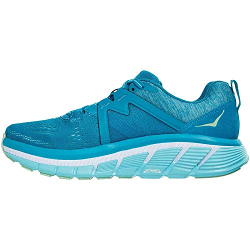 Hoka One One Mujer Gaviota 2 Textile Synthetic Caribbean Sea Green Ash Entrenadores 39 1/3 EU