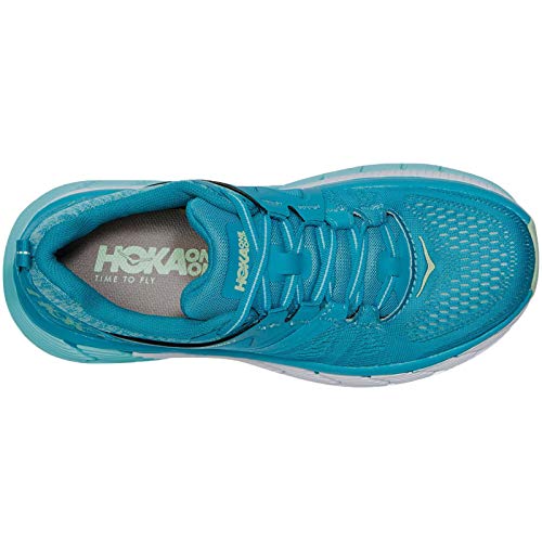 Hoka One One Mujer Gaviota 2 Textile Synthetic Caribbean Sea Green Ash Entrenadores 39 1/3 EU